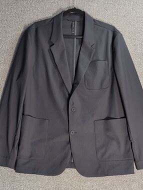 Proof Nomad Blazer Jacket Size Large in Black Business Casual Huckberry